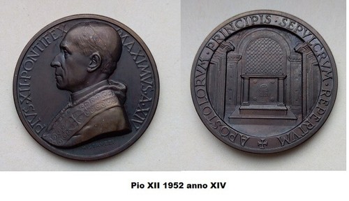 Pio xii medaglia - pio,