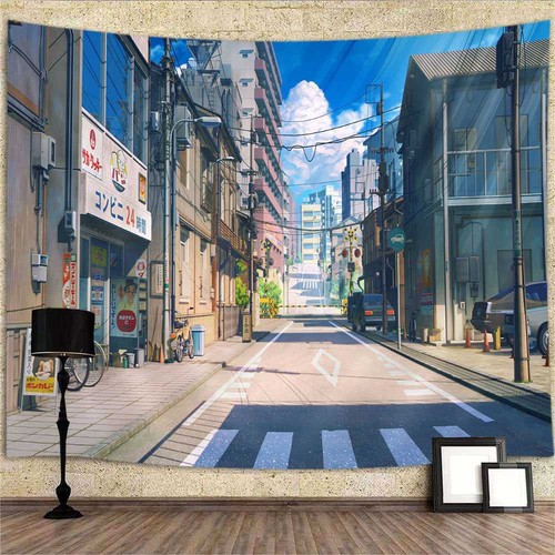 Japan town arazzo - town,