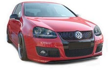 FARI ANTERIORI NERI/CROMO LOOK GTI VOLKSWAGEN GOLF 5 BLACK + MOTORINI ELETTRICI