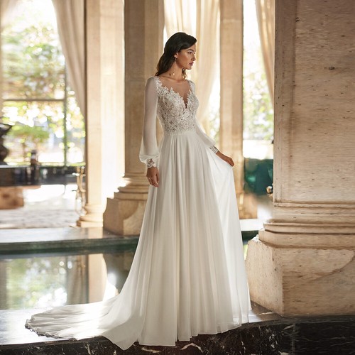 Abiti sposa chiffon - abiti,