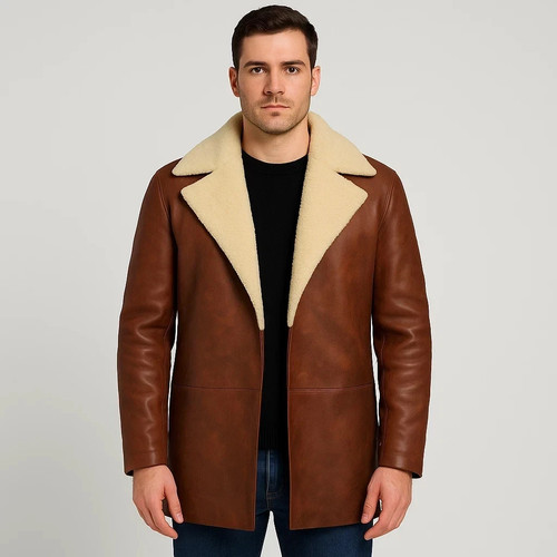 Cappotto uomo pelle shearling
