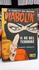 Diabolik N.1 Ristampa 1964 Con Barzelletta  Condizioni Ottime Il Re Del Terrore 