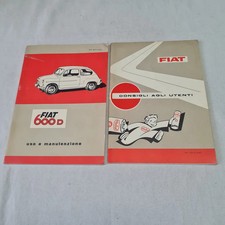 (FIAT) Uso e manutenzione Fiat 600 D + consigli per gli utenti 1965 con schemi