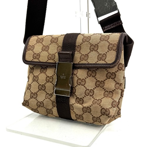 Borsa gucci tela bianca - gucci, gg