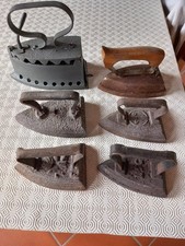 Collezione di ferri da stiro antichi - 6 pezzi