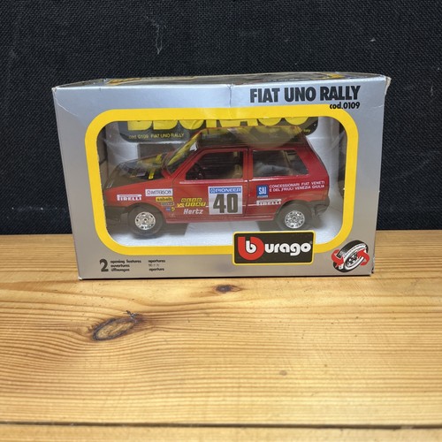 Burago 0109 fiat uno rally - fiat,