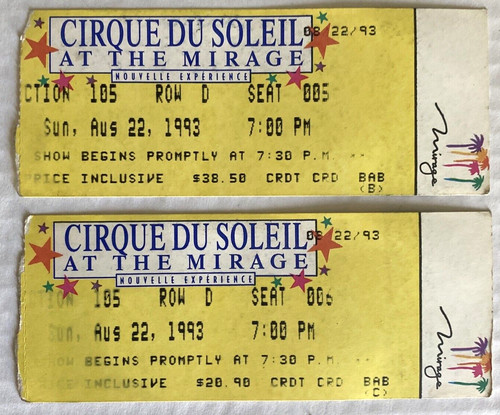 Biglietto cirque soleil - cirque,