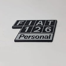 LOGO SIGLA MODELLO CON PERNI ROTTI FIAT 126 PERSONAL