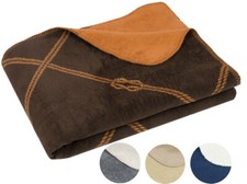 Coperta morbida reversibile