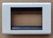 usata PLACCA originale 3 posti 4713BA BIANCA BTICINO LIVING CLASSIC 4713BI