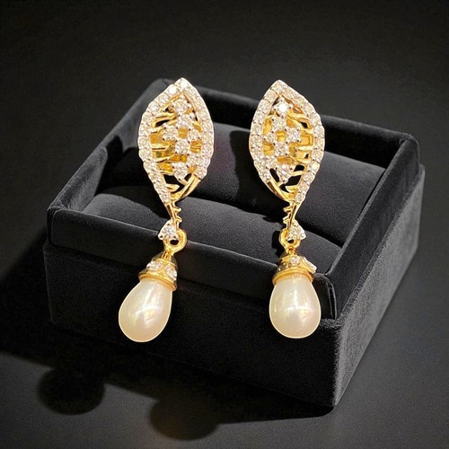 Orecchini pavè carati - pavè, 3,32