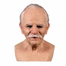 Maschera testa vera vecchio