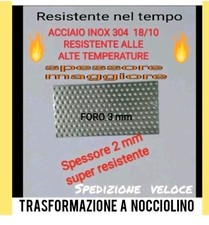 Lamiera forata acciaio inox  x