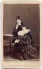 CDV Palermo Madre con bambino Foto albumina originale Seffer 1870c S1570