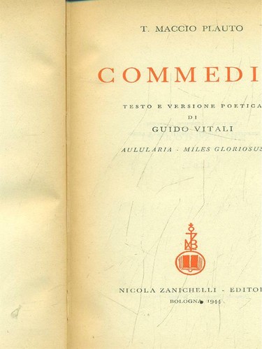 Commedie vol classici - vol., 1