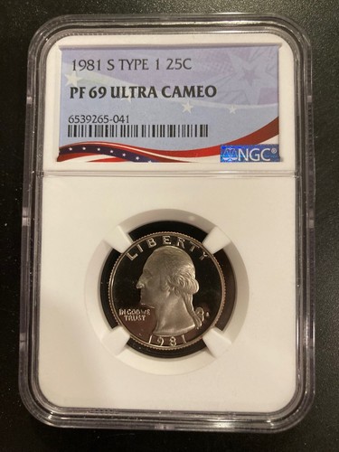 1981 type ngc pf69 quarter - s,