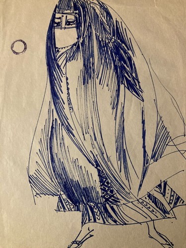 Bella disegno inchiostro 1930 - bella,