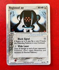 Lotto Carte POKEMON - REGISTEEL EX - RARA HOLO 100/106 (EX Smeraldo)