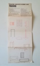 GIANNI PIACENTINO - Locandina mostra galleria Sperone (1968)