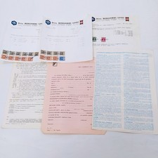 Lotto documenti vari ditta Piaggio – Vespa 1972-74
