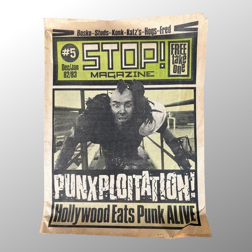 Vtg stop magazine - stop,