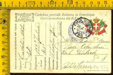 Prima Guerra Franchigia Posta Militare 122 Fanteria 805° Mitraglieri FIAT pw 466