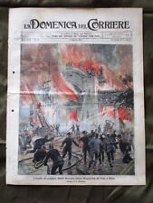 La Domenica del Corriere 12 Agosto 1906 Incendio Milano Rivolta Russia Africa