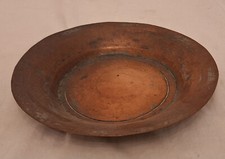 Piatto d'epoca Rame Stagnato 