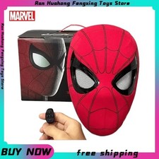 MASCHERA SPIDERMAN CON OCCHI MOVIBILI, PROFESSIONALE PER COSPLAYER.