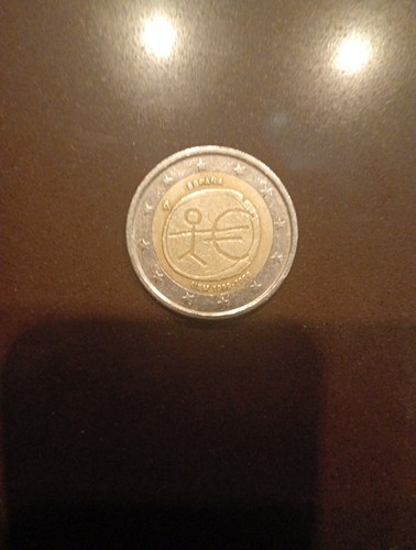 Moneta euro rara omino - 2,