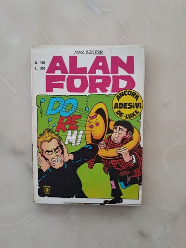Alan ford 106 con adesivi - alan,
