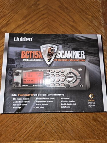 Uniden bct15x beartracker - bct15x,