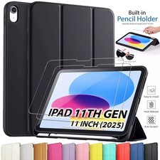 Custodia flip cover pelle intelligente per iPad 11a generazione 2025 A16 Air Pro 11 13 12,9 (M3)