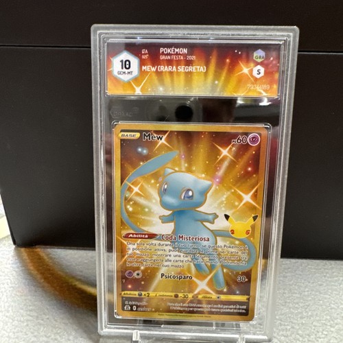 Carta pokémon mew gold - carta,