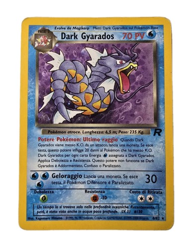 Pokemon dark gyarados rara - dark,