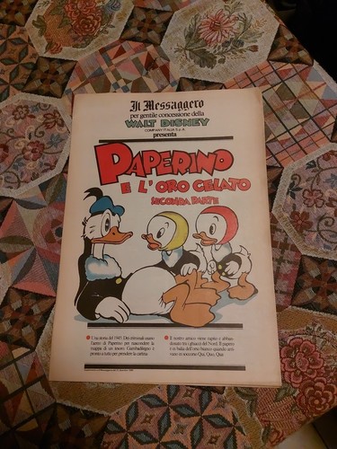 Disney allegato messaggero - disney,