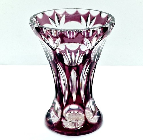 Vaso cristallo con taglio a - vaso,