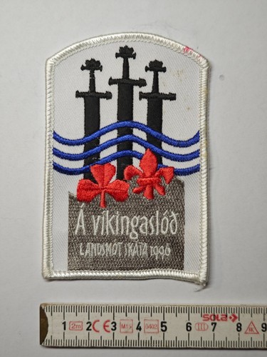 Toppa distintivo scout islanda - toppa,