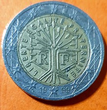 moneta 2 franchi francesi 1999