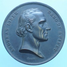 AUSTRIA MEDAGLIA 1834 50° ANNIVERSARIO DOTTORATO IN MEDICINA DI ANDREAS STIFFT