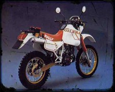 Stampa fotografica Gilera Rc250 Rally A4 moto d'epoca invecchiata