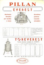 1960 ca CAMISANO (VI) Macchine enologiche PILLAN Torchi e pigiatoi per uva