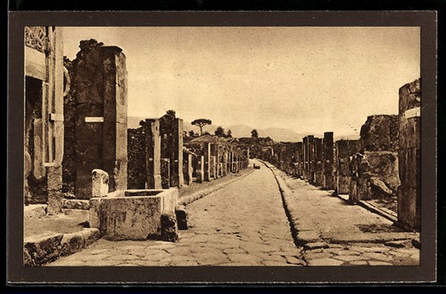 Pompei strada - pompei,,