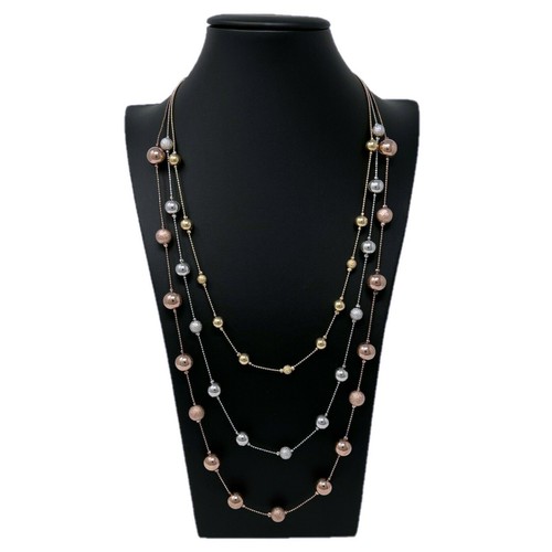Collana lunga leggera palline - leggera,