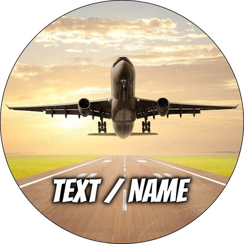Cake topper viaggio aereo