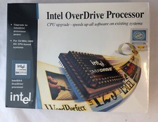 NUOVO DX4 100 BOXED INTEL PROCESSORE OVERDRIVE DX4ODPR100 486 100Mhz CPU 33/100