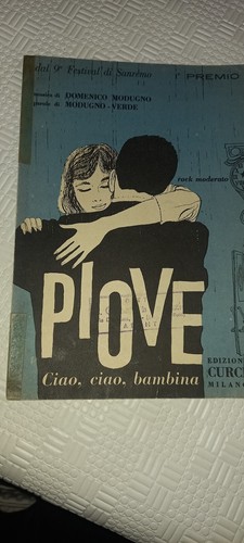 Spartito piove premio 9 - piove, 1°