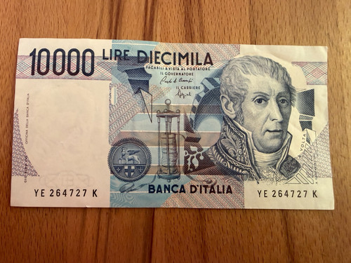 Banconota italia 10000 lire - banconota,