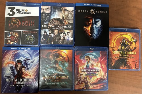 Lot mortal kombat movies - kombat,