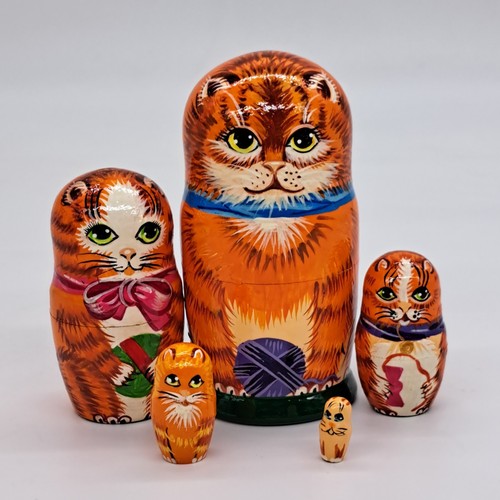 Bambole nido gatto - , 4"